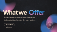 Unique What We Offer Facebook Event Cover Image Preview