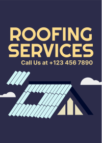 Residential Roof Repair Flyer Design