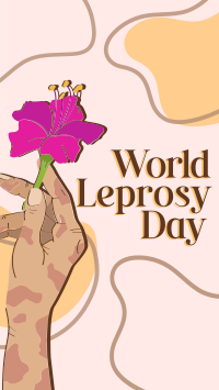 World Leprosy Day Awareness  Facebook Story Design