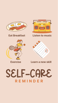 Self-Care Tips Facebook story Image Preview