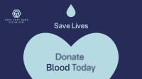 Minimalist Blood Donation Animation Preview