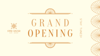 Elegant Grand Opening Facebook Event Cover Image Preview