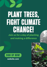 Tree Planting Event Poster Design
