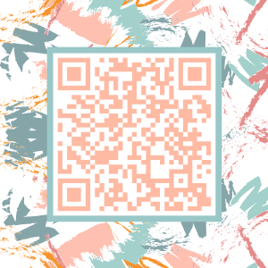 Brush On Canvas QR Code Image Preview