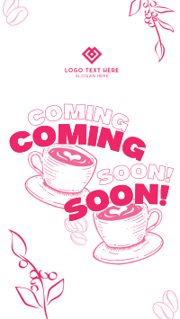 Cafe Coming Soon Instagram reel Image Preview