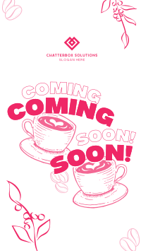 Cafe Coming Soon Instagram reel Image Preview