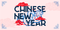 Oriental Chinese New Year Twitter post Image Preview