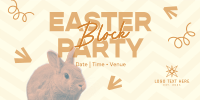 Easter Community Party Twitter Post Design