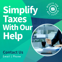 Simply Tax Experts Instagram Post Design
