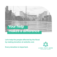 Flood Relief Linkedin Post Image Preview