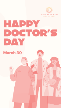 Happy Doctor's Day YouTube short Image Preview