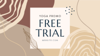 Yoga Free Trial Facebook Event Cover Design