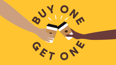 Buy One Get One Coffee Facebook event cover Image Preview