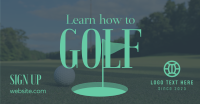 Minimalist Golf Coach Facebook ad Image Preview
