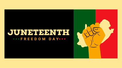 Juneteenth Freedom Celebration Facebook event cover Image Preview