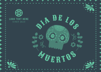 Day of The Dead Postcard Image Preview