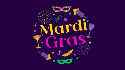 Mardi Gras Festival Facebook event cover Image Preview