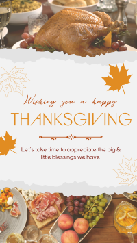 Thanksgiving Day Greetings TikTok Video Preview