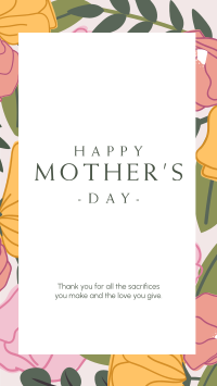 Mother's Day Special Flowers Facebook Story Design