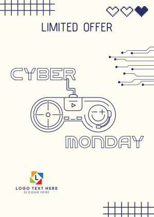 Cyber Monday Gaming Controller  Poster Image Preview