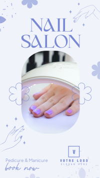 Modern Nail Salon Instagram story Image Preview