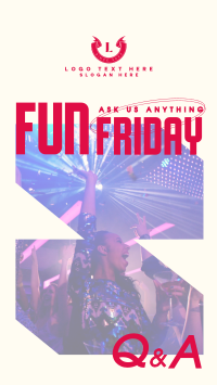 Friday Party Q&A TikTok video Image Preview