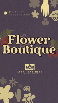 Quirky Florist Service YouTube Short Design