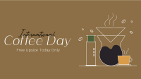 Minimalist Coffee Shop Facebook event cover Image Preview