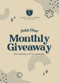 Monthly Giveaway Poster Image Preview