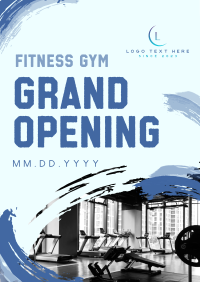 Messy Brush Fitness Flyer Image Preview