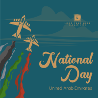 UAE National Day Airshow Instagram post Image Preview