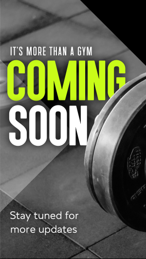 Stay Tuned Fitness Gym Teaser Instagram story Image Preview