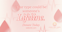 Donate Blood Campaign Facebook ad Image Preview