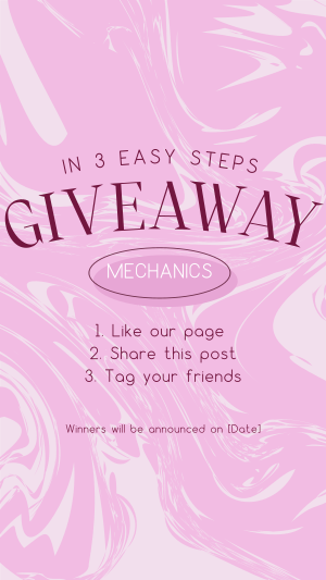 Easy Giveaway Mechanics Facebook story Image Preview