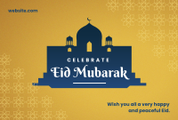 Celebrate Eid Mubarak Pinterest Cover Design