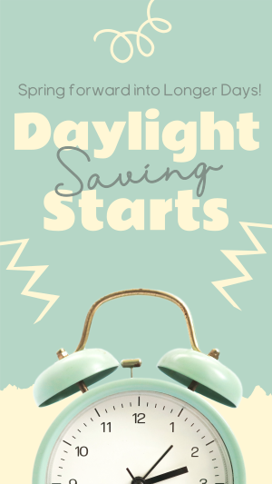 Start Daylight Saving Facebook story Image Preview