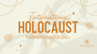Holocaust Memorial Day YouTube Video Image Preview