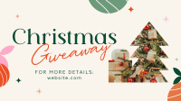 Gifts & Prizes for Christmas Facebook Event Cover Design