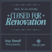 Minimal Line Closed Instagram Post Preview