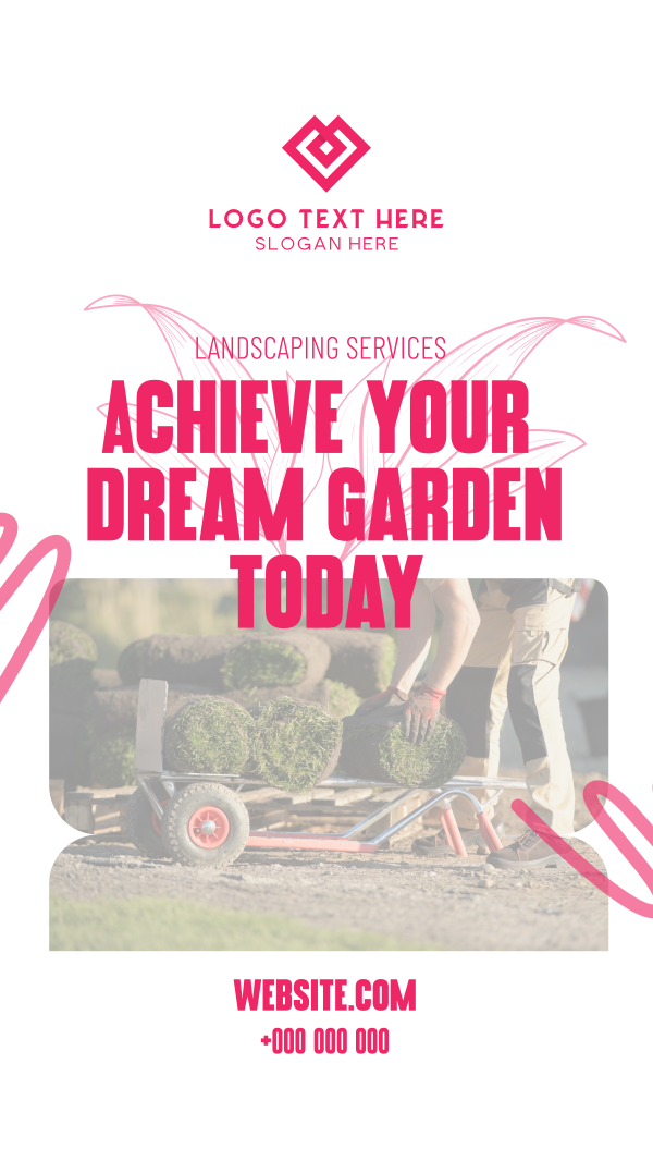 Dream Garden Facebook Story Design
