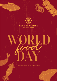 Seafood Lovers Poster Design