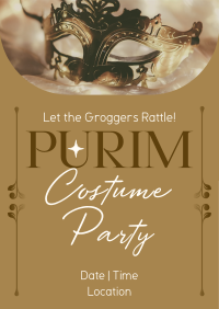 Purim Costume Party Poster Image Preview