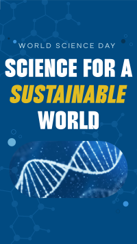 Sustainable World Science Day Instagram Reel Preview