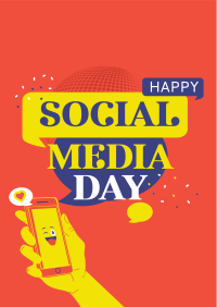 Social Media Day Flyer Design