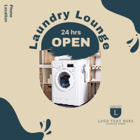 Laundry Lounge Instagram Post Design