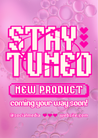 Stay Tuned Pixel Poster Image Preview