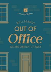 Modern Retro Office Poster Preview