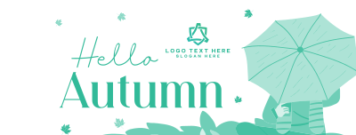 Hello Autumn Greetings Facebook cover Image Preview