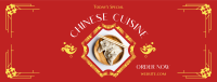 Chinese Cuisine Special Facebook cover Image Preview
