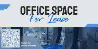 This Office Space is for Lease Twitter Post Design
